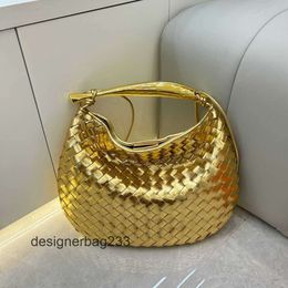 Large Portable One Designer F Sardines Sardine Leather Diagonal Bottegs Hand Bags Woven Shoulder Bag Kylie Capacity Same Dumpling Venata 2024 LO6V