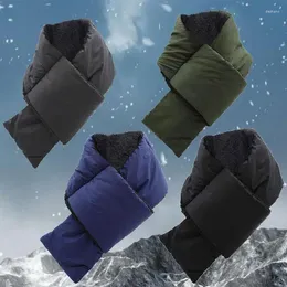 Carpets Winter Thicken Warm Down Cotton Scarf Women Men Thin Light Waterproof Camping Foldable Portable Warmer Cycling Neck