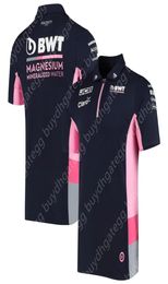 New BWT Racing Team Polo Shirt Lapel T Shirts RacingSuit Short Sleeve Men039s3249342