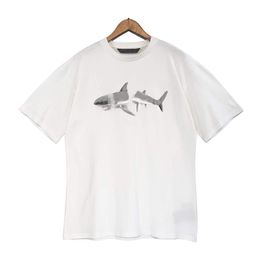 Designer Men's T-shirts Men's Printed T-shirts Men's Fashion Street Trends Shark Men's Women's Shirts Designer cotton tops Men's casual luxury Trends