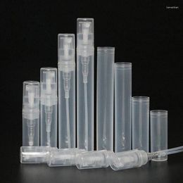 Storage Bottles 100Pcs 2ml/3ml/4ml/5ml Mini Clear Plastic Spray Bottle Empty Sample Perfume Pen Atomizer Vials For Cleaning Travel Essential