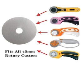 Hand Power Tool Accessories 10pcsset 45mm Rotary Cutter Set Blades Fabric Circular Quilting Cutting Patchwork Leathercraft Sewi5245873