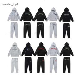 Trapstar Black Hoodie designer Trapstar Tracksuit Rainbow trap Towel Embroidery Decoding trapstar jacket Hooded Sportswear Men and Women Sportswear Suit 9068