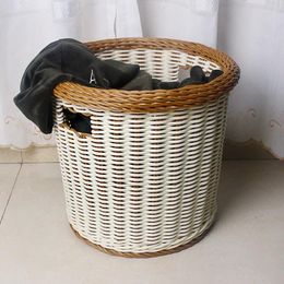 Laundry Bags Anti Rattan El Towel Basket Dirty Clothes Storage Bath Sundries Toy Organizer