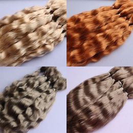 BJD Doll Mohair Tresses s Dolls Accessories 16 For Tress 25CM Multicolor Long Hair Piece Girls Gift 240401