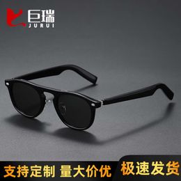 Personalized and Fashionable Travel Round Frame Sunshade Sunglasses, Nylon Lenses, Driving Sunglasses