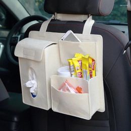 Storage Bags Creative Cartoon Car Seat Back Organizer Hang Bag Baby Kids Toys Travel Protector Cover Automobile Interior Accessories