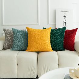 Pillow Nordic Light Luxury Colourful 3D Plant Flower Embroidery Sofa Cover Home Bed Dec Wholesale FG533