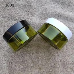 Storage Bottles 10/30/50pcs 100ml 120ml 150ml Empty Cream Jar Seaweed Sleep Mask Bottle Plastic PET Green Cosmetic Container Makeup Box