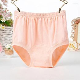 Womens Panties Middle-aged and Elderly Women Panty Underwear Soft Breathable Cotton High Waist Mother Grandmother Brief Underpants