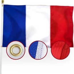 3x5 Ft France French Flag Polyester French National Country Flags Fans Supporting for Sports Events Festivals Decor Celebrations 240415