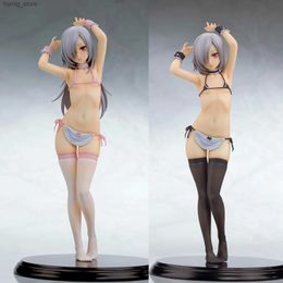 Action Toy Figures NSFW Q-six Japanese Anime Sexy Girl Akeiro Kaikitan Velvet Long Hair ver PVC Action Figure Hentai Collection Model Doll Toy Gift Y240415