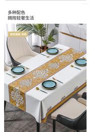 Table Cloth Fashionable Waterproof Oil Resistant And Aesthetically Pleasing Tablecloth_AN1047