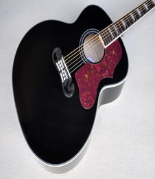 Factory Custom Black 43 inch Acoustic Guitar with Spruce plywood6 StringsRosewood FretboardCan be Customized5902307