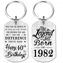 Keychains 30th / 50th/ 70th/ 60th/ 80th Birthday Gifts For Men Women Him Her Happy Personalised Keychain