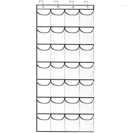 Storage Bags 28 Pockets Over The Door Shoe Organizers For Closet Shoes Hanger Holder Back Of Easy To Use