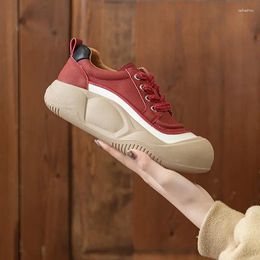 Casual Shoes 2024 Spring Retro All-match Single Comfortable Soft Sole Flat Sports Large Size Women's