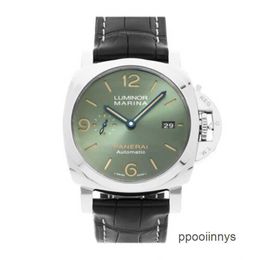 Top 10 Mechanical Watches Panerei Luminor Wristwatches Swiss Technology Luminor Automatic 44mm Platinum Mens Watch Date 1116 IE7H