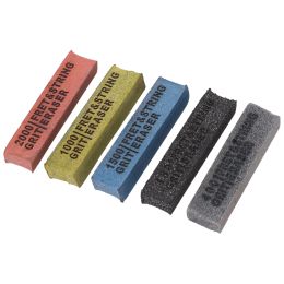 Guitar 5Pcs Fret Erase Guitar Bass Silk String Polishing Fret Erasers for Guitar Polishing Cleaner Frets Polish Tools Clean Fret String