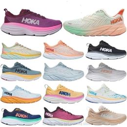 2024 Hokah One Bondi 8 2023 Running Hokahs Shoes Womens Platform Clifton 9 Blakc White Harbor Mens Runnners 36-48