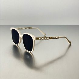 Square Frame Sunglasses Designer Gold Letter Womens Sunglasses Chain Design Shades Eyewear