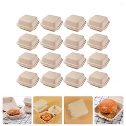 Take Out Containers Hamburger Lunch Box Takeout Container Food Go Holder Supplies Disposable Salad