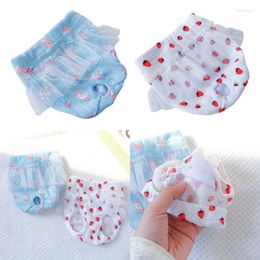 Dog Apparel Washable Girls Physiological Pants Reusable Sanitary Underwear Belly Wrap-Bands Diaper For Large Small Medium