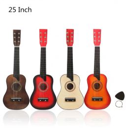 Cables 25 Inch Full Timbre Basswood Acoustic Guitar with Bag Pick Strings