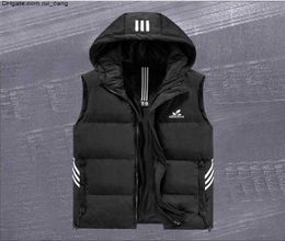 New Mens 2022 Vests Style Men Women style Feather Down Cotton Winter Fashion Vest Body Warmer Advanced Waterproof Fabric Size 9400237