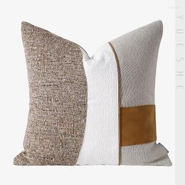 Pillow Model Room El Soft Decoration Sofa Bed Throw Modern Leisure Designer Geometric Pattern Square