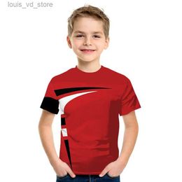 T-shirts 2023 New Boys T-Shirts Summer Kids Cartoon T Shirts Short Sleeve Fashion Tees Tops Children Fashion Casual TShirts T240415