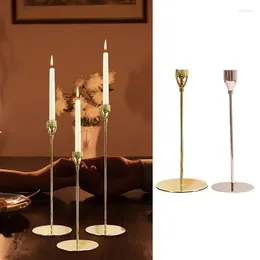 Candle Holders For Table Centrepiece Candles Metal Stand Wedding Party Stage Decoration Exquisite Candlestick Home Decor