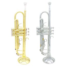 SLADE Western Instrument Brass Musical Instruments School Band Professional Performance B-flat Pocket Trumpet White Trumpets