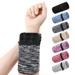 Wrist Support 2024 Outdoor Men Women Wallet Pouch Band Fitness Sports Bag Zipper Wristband Running Gym Cycling Safe Coin Purse