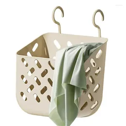 Laundry Bags Wall Mounted Basket With High Capacity Space Saving Dirty Clothes Household Portable Organizer For Bedroom