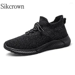 Casual Shoes Black Running For Men Ultralight Breathable Lightweight Male Non-Slip Sneakers Mesh Summer Flats Outdoor 2024