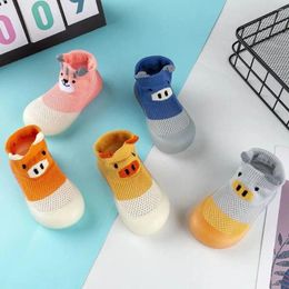 First Walkers Non Slip Children Todller Shoes Cute Cartoon Comfortable Infant Socks Lightweight Breathable Baby