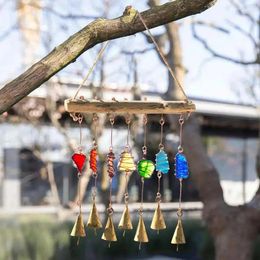 Decorative Figurines Colourful Glass Sun Catcher Rainbow Prism Window Pendant Maker Hanging Decorations Outdoor Garden Wind Chimes