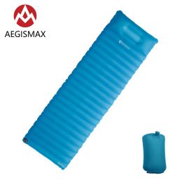 Pads Aegismax Nylon Tpu Iatable Sleeping Pads Lightweight Outdoor Hiking Moistureproof Air Mattress Portable Tent Camping Mat