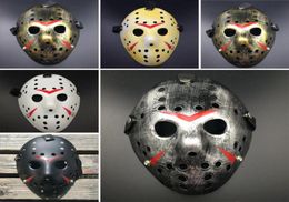 Horror Cosplay Costume Friday the 13th Part 7 Jason Voorhees 1 Piece Costume Latex Hockey Mask Vorhees4284006