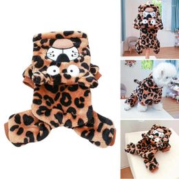 Dog Apparel Excellent Pet Hoodie Washable Threaded Cuffs Polyester Four-legged Cat Hooded Clothes Dress Up