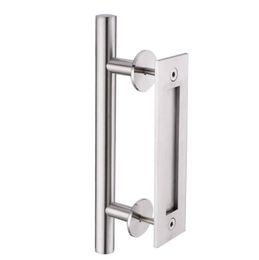 KIN MADE Stainless steel Sliding Barn Door Handle Wood Door Flush 6709767