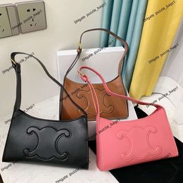 Luxury handbag designer Half Moon bag new fashion Armpit Magic Stick Single Shoulder Handbag Women's Small Square Real Leather underarm hobo bag