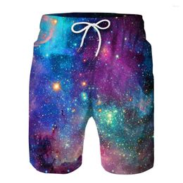 Men's Shorts Star Pattern 3D Printed Beach For Swimming And Surfing