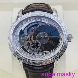 Famous AP Wrist Watch Millennium Series Precision Steel Rear Set T-Diamond 26381BC Automatic Mechanical 42*47mm Mens Watch