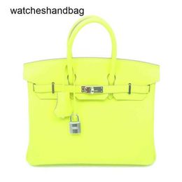 Women Designer Bag Genuine Leather 7A Handswen Genuine Cow Leather 25 Handbag Swift Leather Lime Yellowhigh quality qq 5OHK79HQ