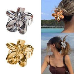 Hair Clips Sweet Flower Shape Clip Floral Claw Crab Barrettes Chic Spring Clamp Accessories For Women