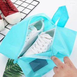 Storage Bags Travel Shoe Bag Portable Waterproof Oxford Cloth Zipper Dustproof Cover Grocery