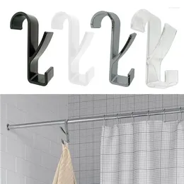 Hooks Drying Rack Hook Clothes Hanger Scarf Space Towel Rustproof Durable Waterproof Shower ABS