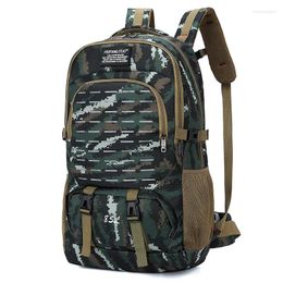 Backpack Tactical For Men Outdoor Camping Large Capacity Oxford Cloth Waterproof Travel Rucksack Male Hiking Camouflage